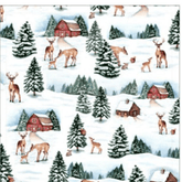 Guardanapo Coloratta Bosque 45cm Natal - Ela Decora